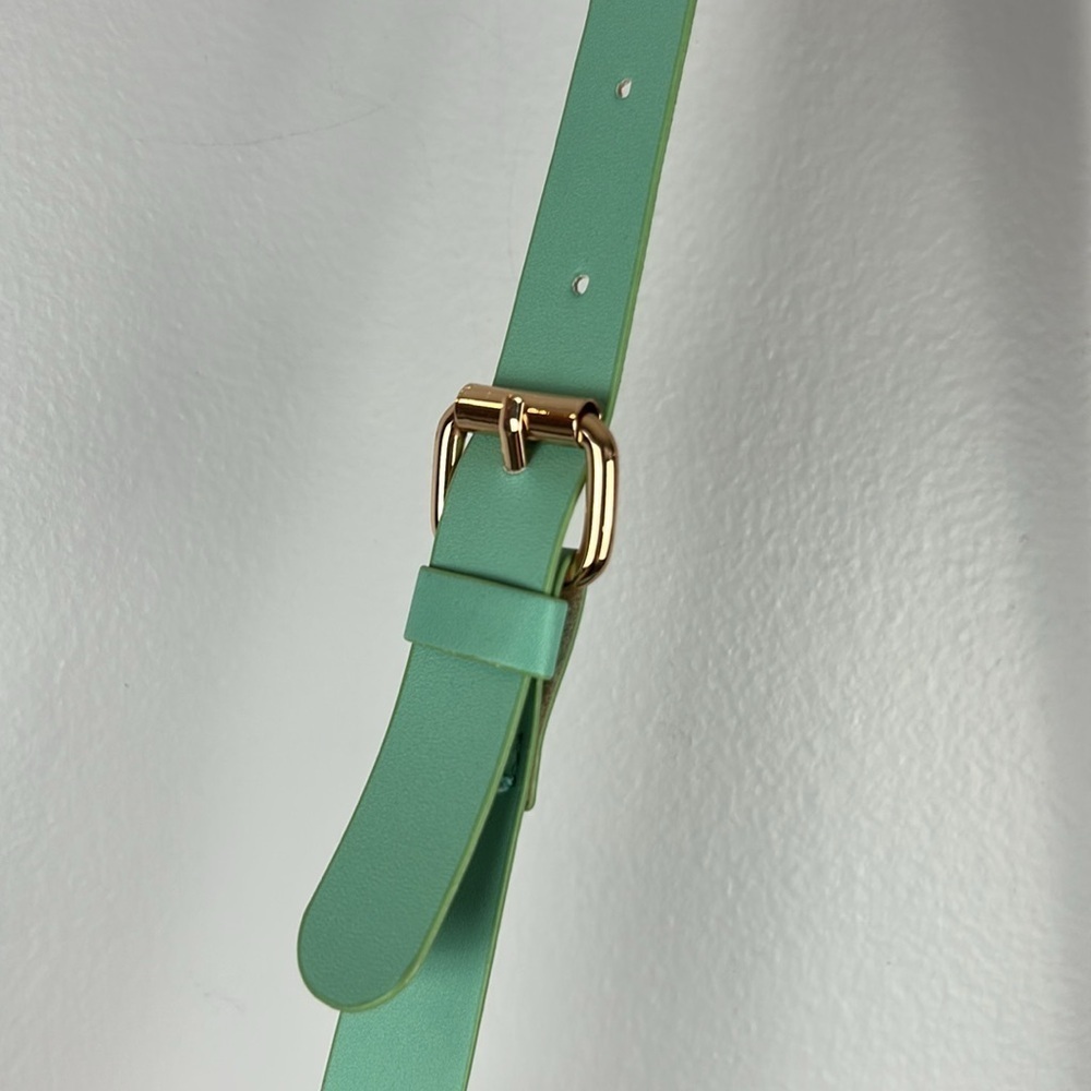 Cath Kidston Kids Retro Polka Dot Buckle Snap Closure Crossbody Bag Green Blue - Picture 7 of 14